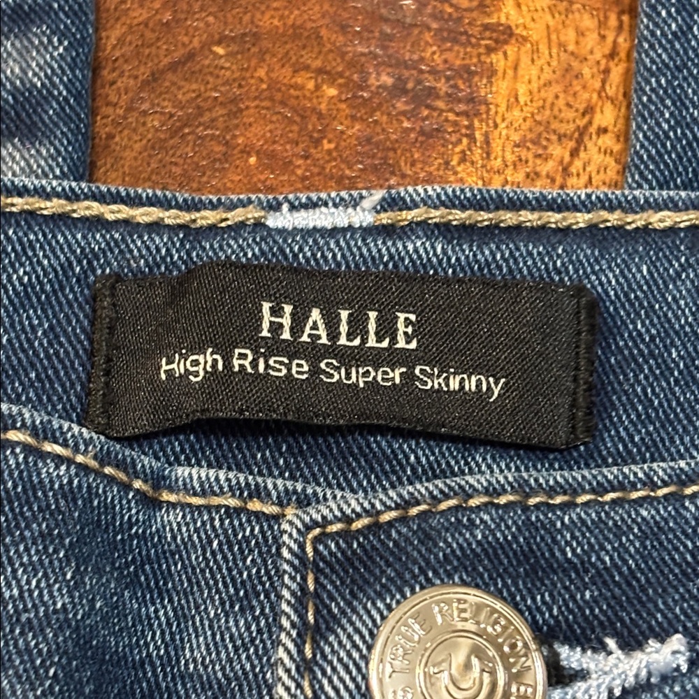 True Religion Halle High Rise Super Skinny Jeans - Picture 3 of 6